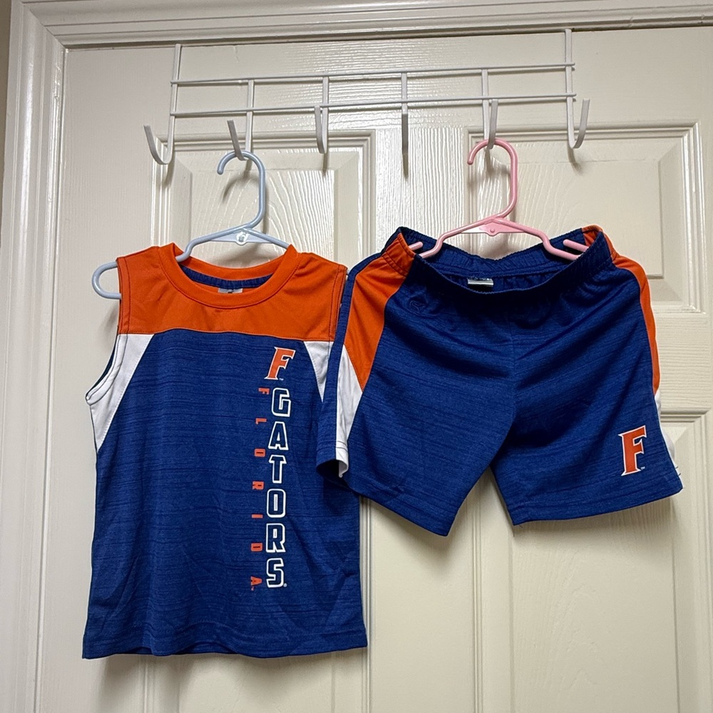 Brand new toddler Florida Gator tank top and sports set